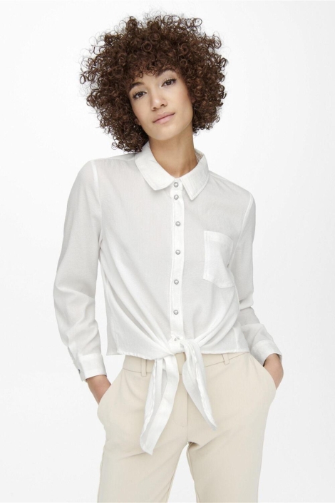 Only onllecey ls knot shirt noos